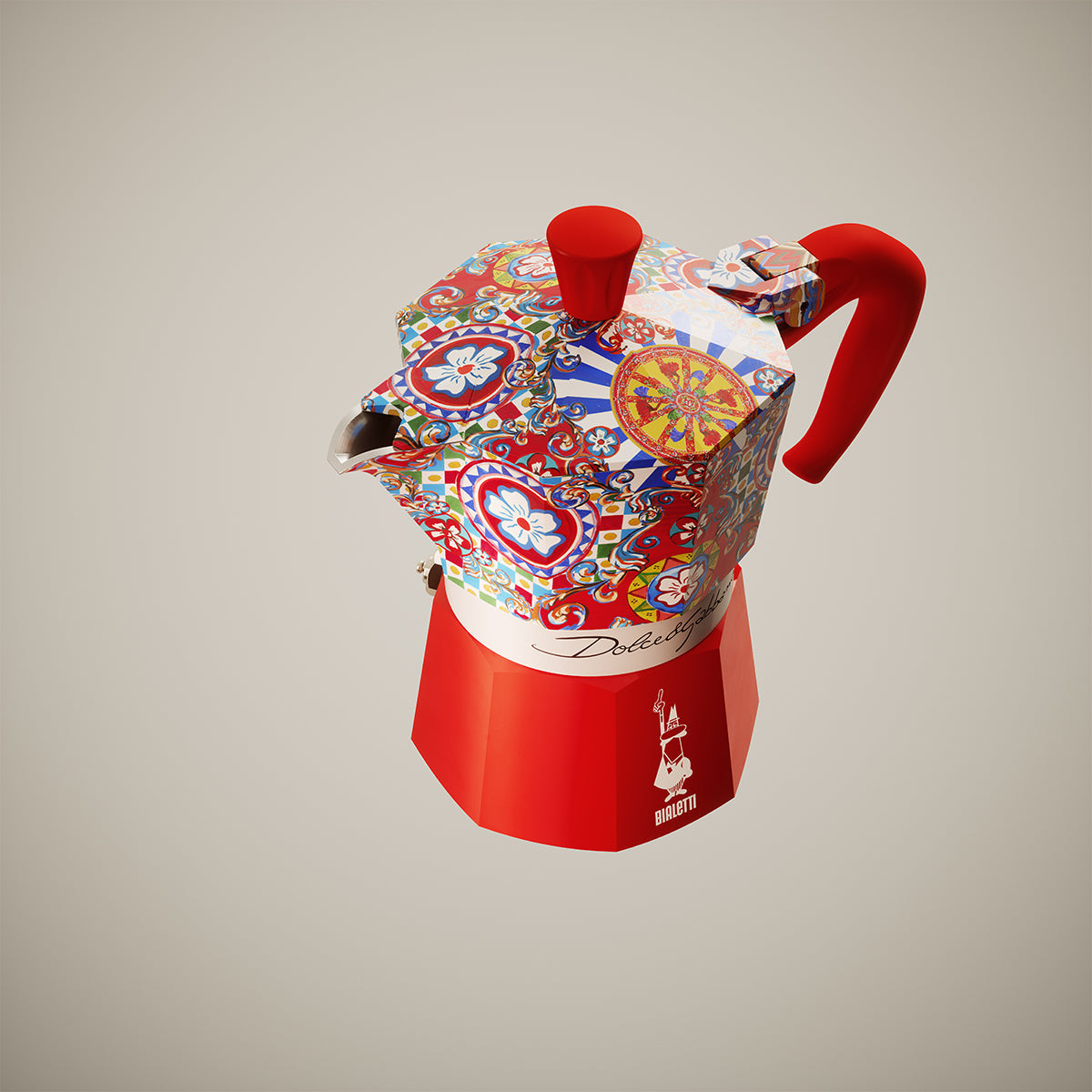 MOKA INDUCTION MEDIUM BIALETTI DOLCE&GABBANA in Multicolor