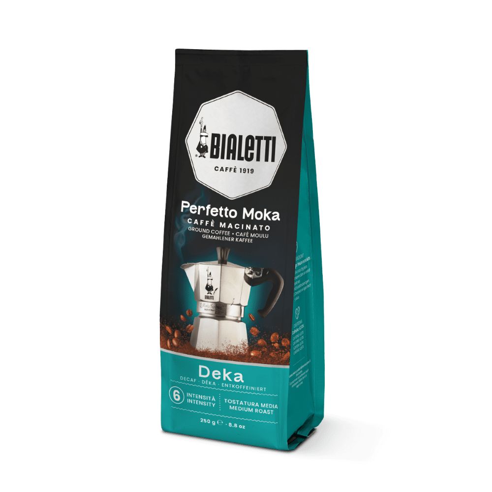 Bialetti Perfetto Moka Decaffeinated 250gram Bag