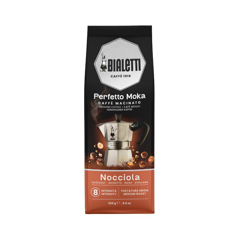Bialetti Perfetto Moka Hazelnut Coffee 250gm