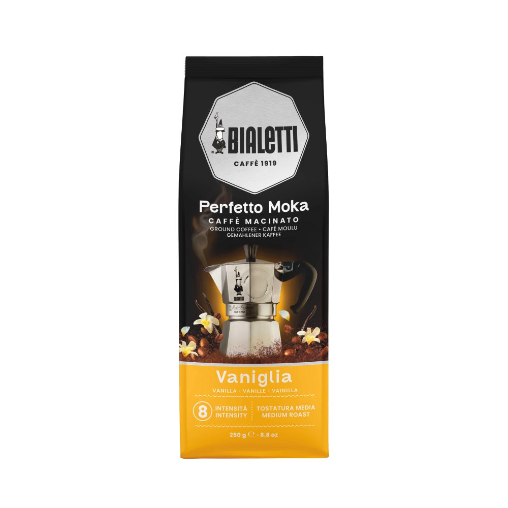 Bialetti Perfetto Moka Vanilla Coffee 250gm