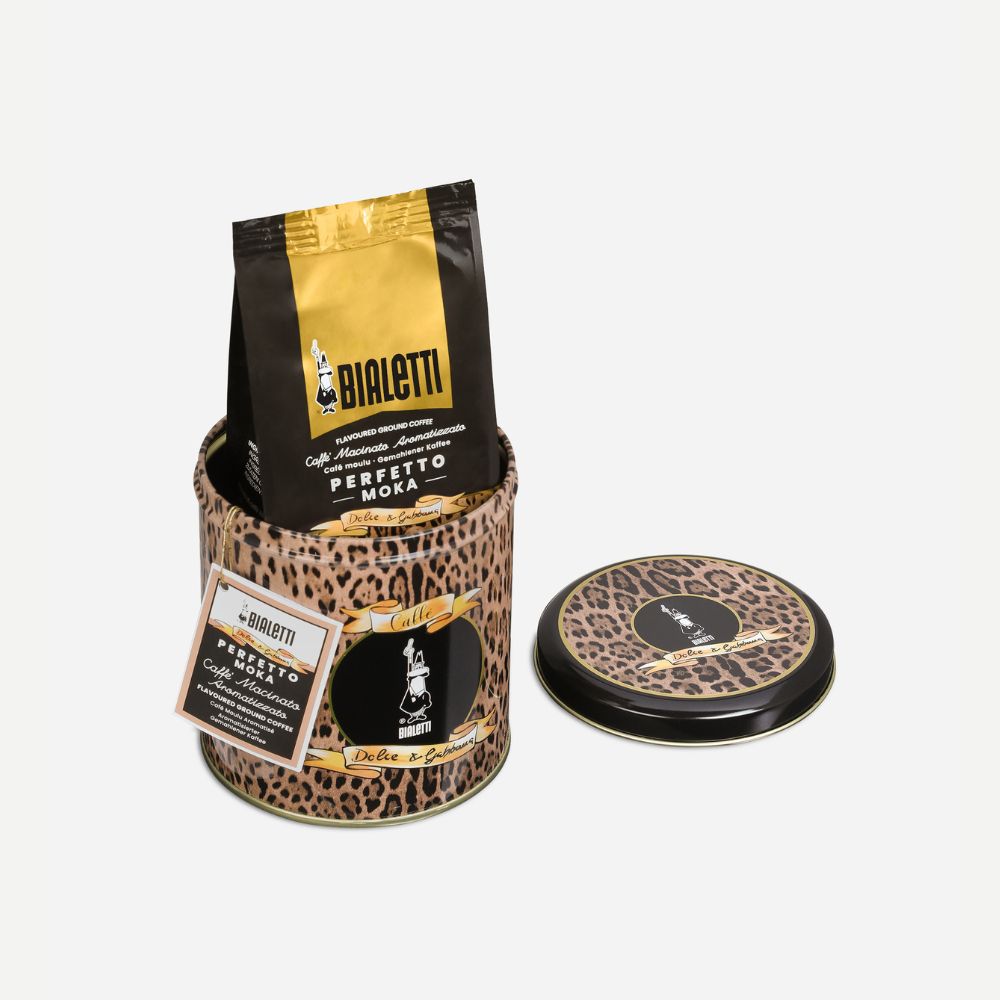 Bialetti Dolce&Gabbana Leopardo Perfetto Moka Audace 200g Coffee + Tin