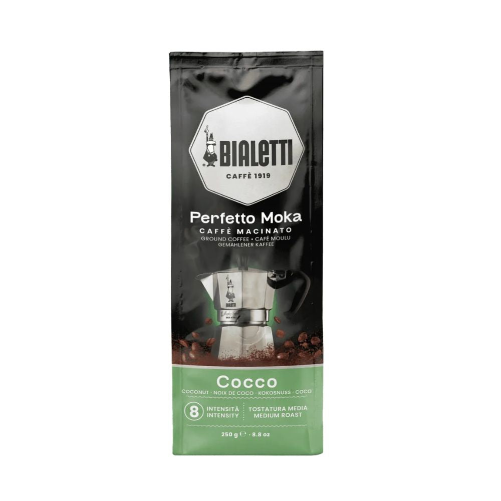 Bialetti Perfetto Moka Coconut Coffee 250gm