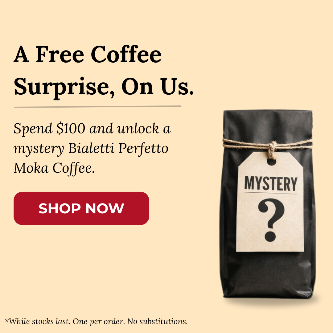 Free Mystery Bialetti Perfetto Moka Coffee
