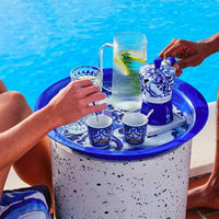 Bialetti Dolce&Gabbana Blu Mediterraneo Espresso Cup & Stirrer Set