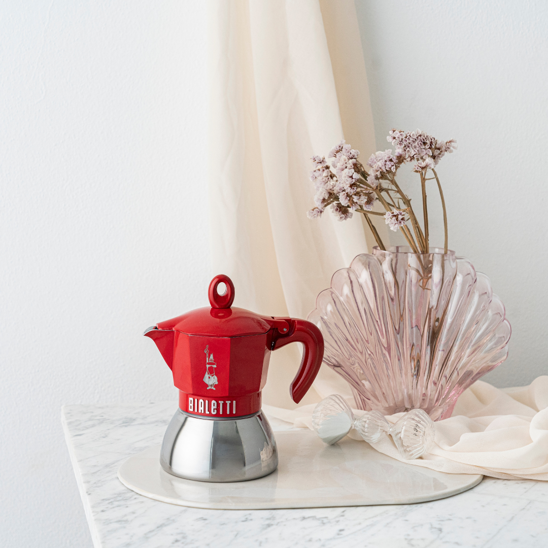 Bialetti Moka Induction Bi-Layer Red