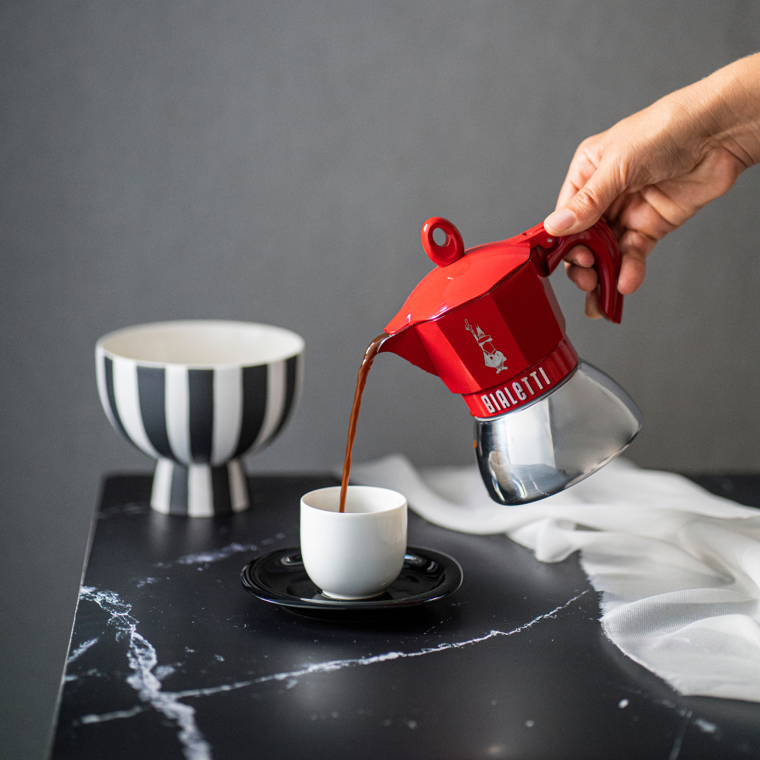 Bialetti Moka Induction Bi-Layer Red