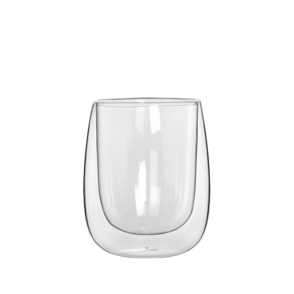 Bialetti Double Wall Glass Cup 2 Piece 250ml