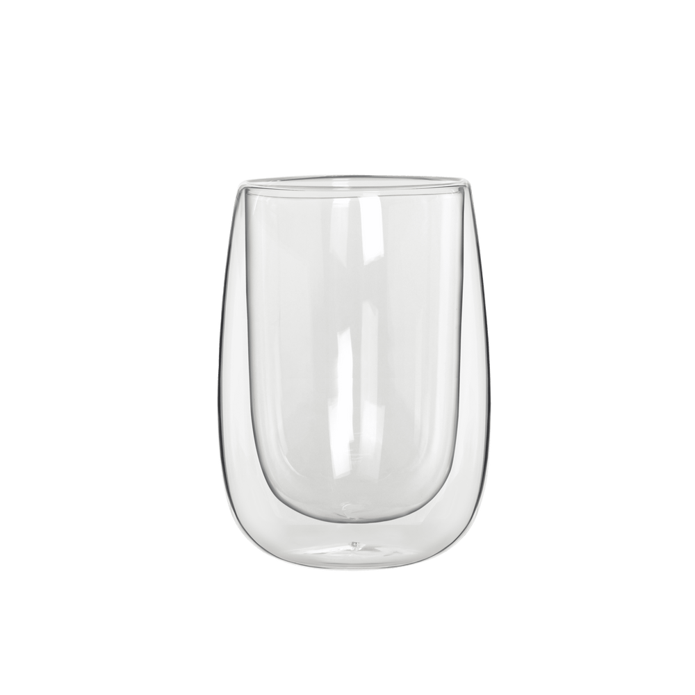 Bialetti Double Wall Glass Cup 2 Piece 450ml