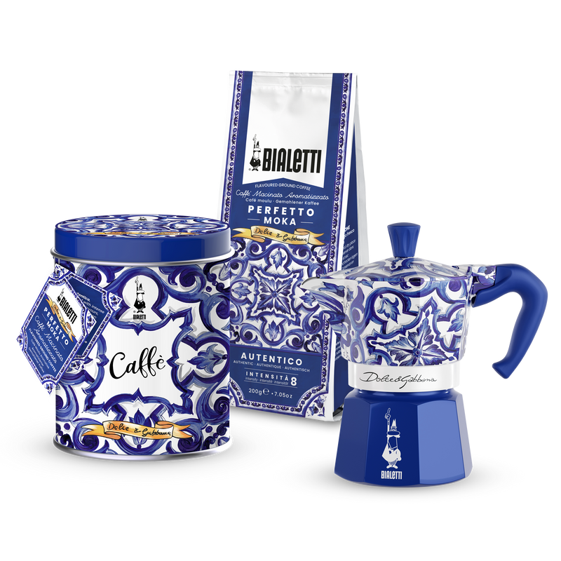Bialetti Dolce&Gabbana Blu Mediterraneo Bundle
