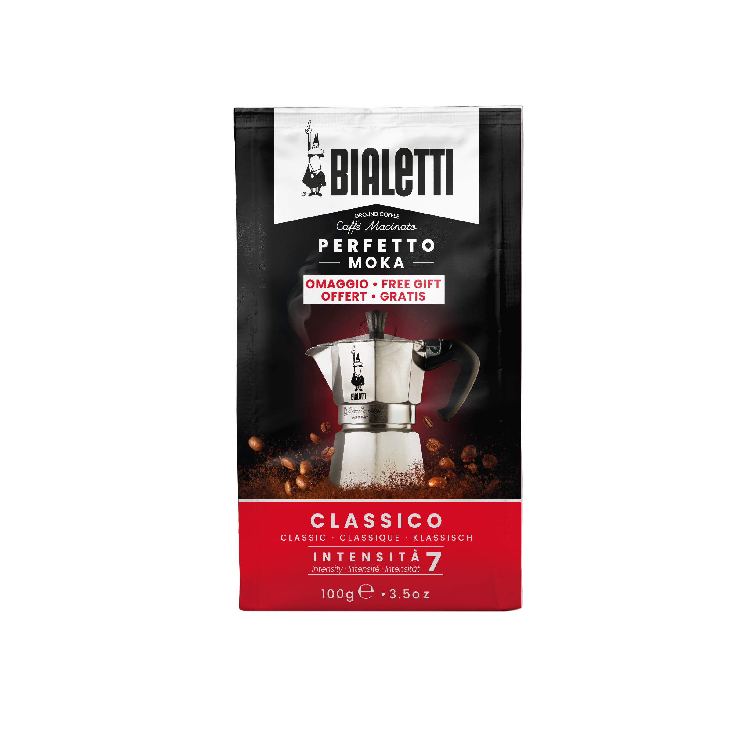 Bialetti Perfetto Moka Classico Coffee Sample 100gm