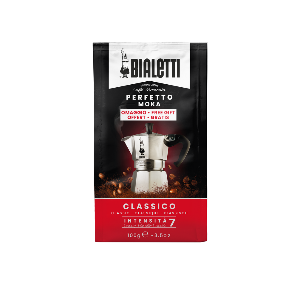 Free Bialetti Perfetto Moka Classico Coffee Sample 100gm