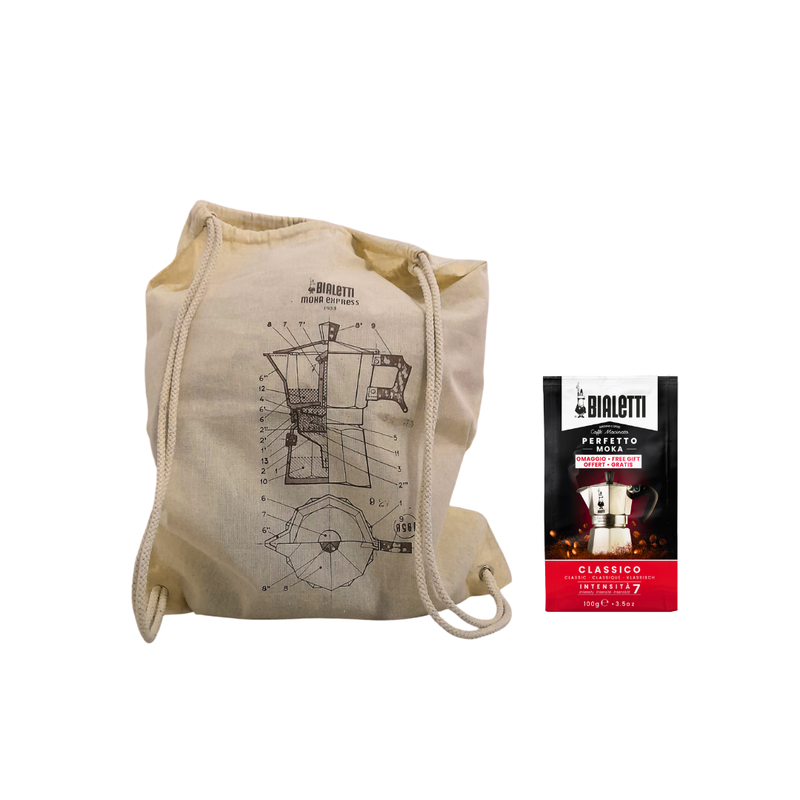 Free Bialetti Tote Bag + 100g Coffee