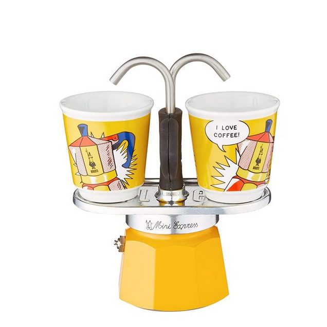 Bialetti Mini Express Lichtenstein 2 Cup Set