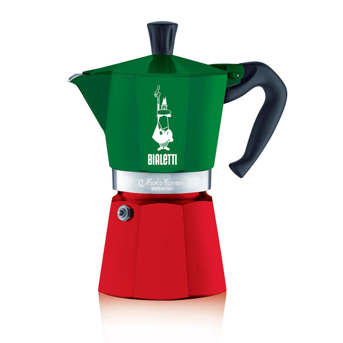 Bialetti Moka Express 2-Cup Mini Magritte Stovetop Espresso Maker with